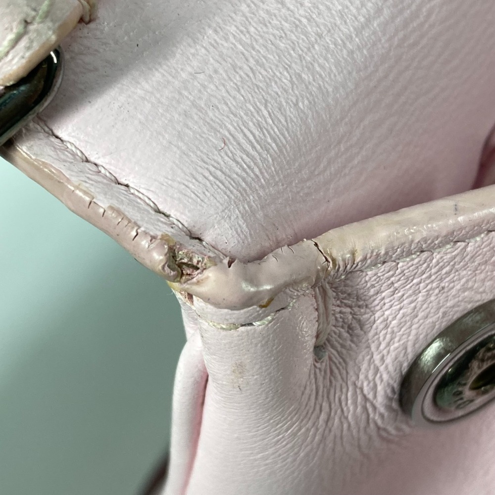 CHRISTIAN DIOR Pink Leather Shoulder Bag - Picture 14 of 16